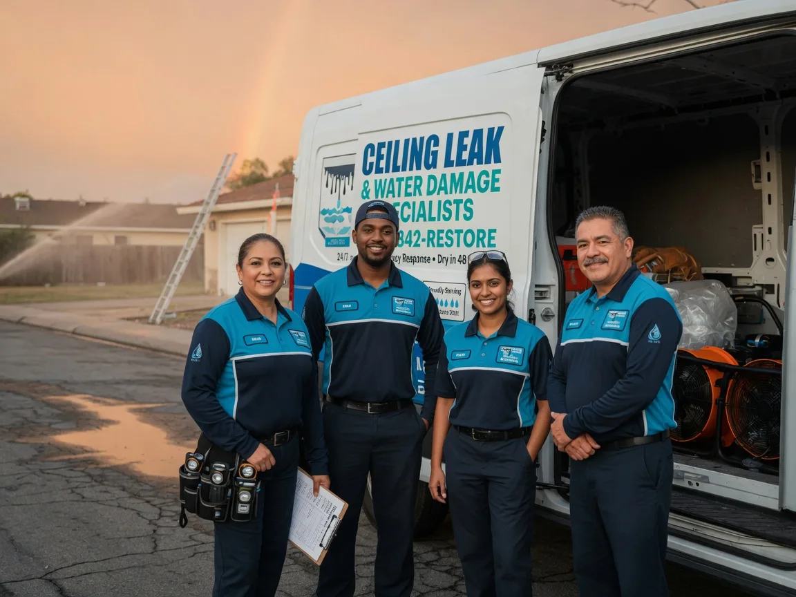 Ceiling Leak Cleanup company in Valentines, VA